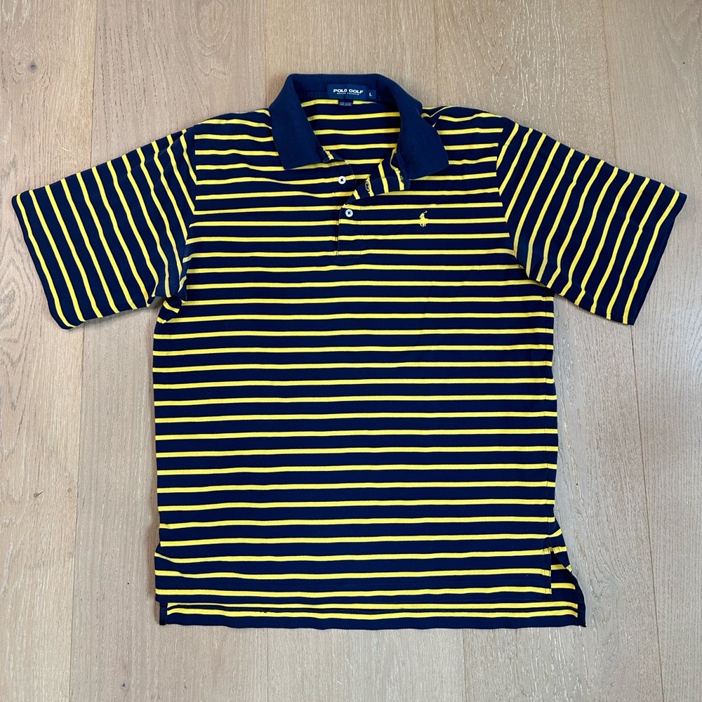 Polo by Ralph Lauren size Large yellow and blue polo